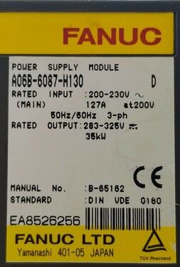 FANUC A06B-6087-H130 | In Stock Ships Overnight FANUC A06B-6087-H130 | In Stock Ships Overnight